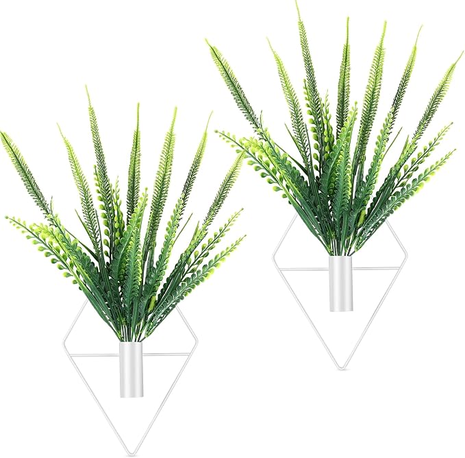 Canlierr 4 Pcs Wall Decor Hanging Planters, Boston Fern, White - Image 9