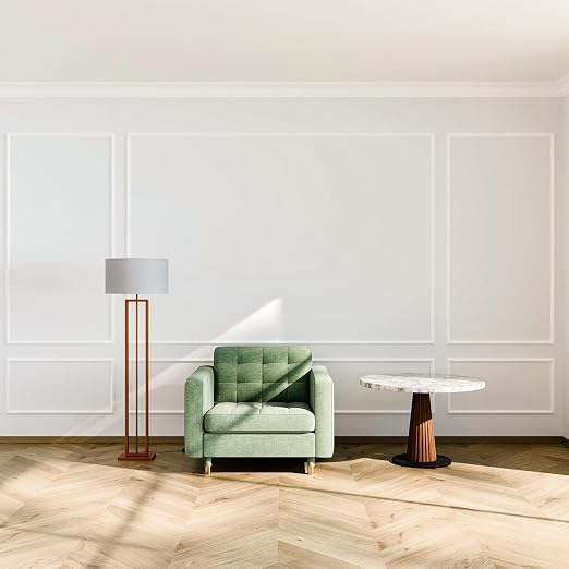 Pangda 3set Peel and Stick Wall Molding Kit 3D Premade, 35x68in+99x68in | Accent Wall Moulding Kit, Wainscoting Panel, for Interior Decor, Ready to Assemble, Peel and Stick, Wainscoting Accent Panel - Image 6