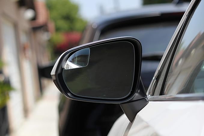 Superfan Blind Spot Mirrors for Cars by Safe View Company – Real Convex Glass for Clear Wide Angle Vision – Safer Lane Changes, Easy Stick-On, Weatherproof & Long Lasting Durability - Image 6