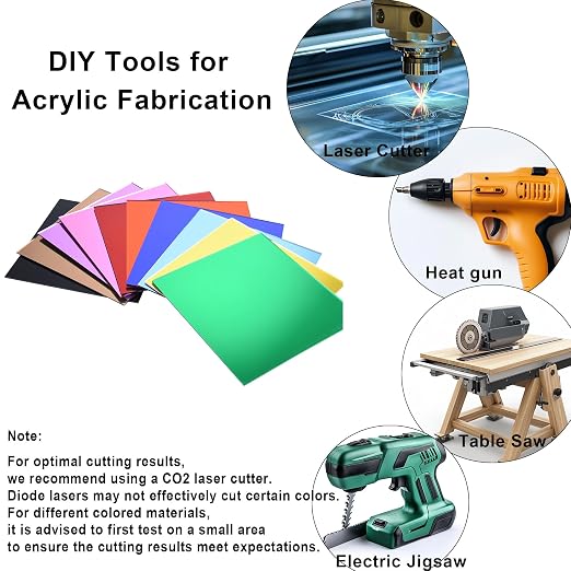 8x8 Inches Black Mirror Acrylic Sheet – 2 Pcs Reflective Acrylic Panel for DIY Crafts, Home Décor & More (20x20 cm) - Image 6