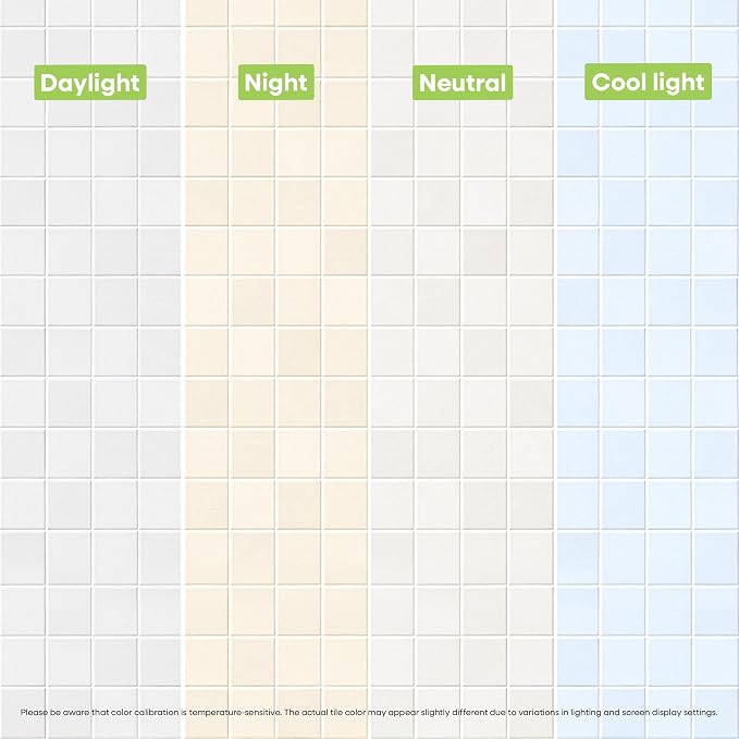 Select 5 Pack Peel and Stick Backsplash Square Tiles, 12x12 in, Stone White | Extra Thick 3D Wall Panels, Heat & Water Resistant, Easy DIY Kitchen, Bathroom, Laundry, Fireplace & Rental Home Wall Décor - Image 6