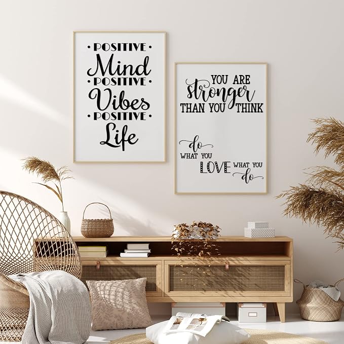 Ctosree 9 Pcs Vinyl Wall Stickers Inspirational Saying Wall Decals, Classic | Motivational Saying Murals, Large Removable Quote Stickers, Positive Lettering Word Home Decal, for Office School Dorm - Image 7