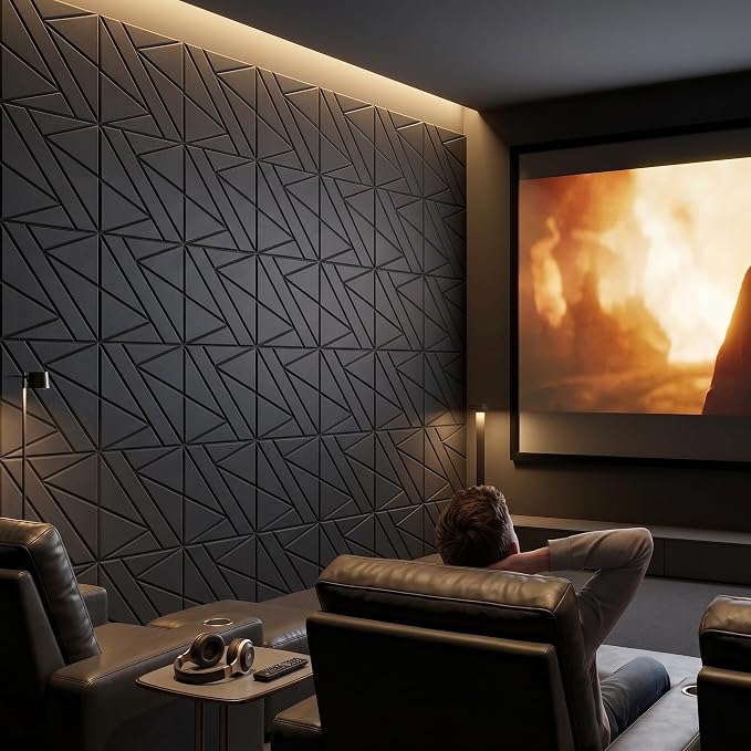 12 Pack Self-Adhesive Soundproof Wall Panels, 12 x 12 x 0.47 in Sound Proof Foam Panels for Walls, 1.2lb/ft³ High Density, Thicker 0.47in, Acoustic Panels, Noise Dampening Panels Studio Gray | 12 Pack Thicker Acoustic Wall Panels reduce echo,enhance ro... - Image 7