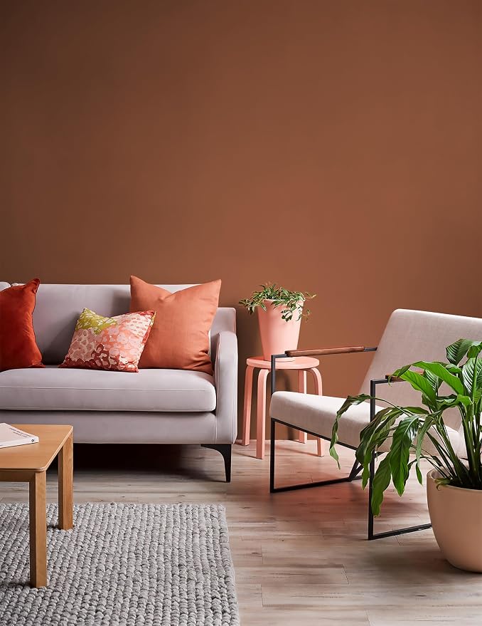 Yasinet Dark Orange Wallpaper Solid Color Contact Paper Dark Orange Self Adhesive Removable Wallpaper for Walls Kitchen Decorative Vinyl Rolls 17.7" X 393.7" - Image 7