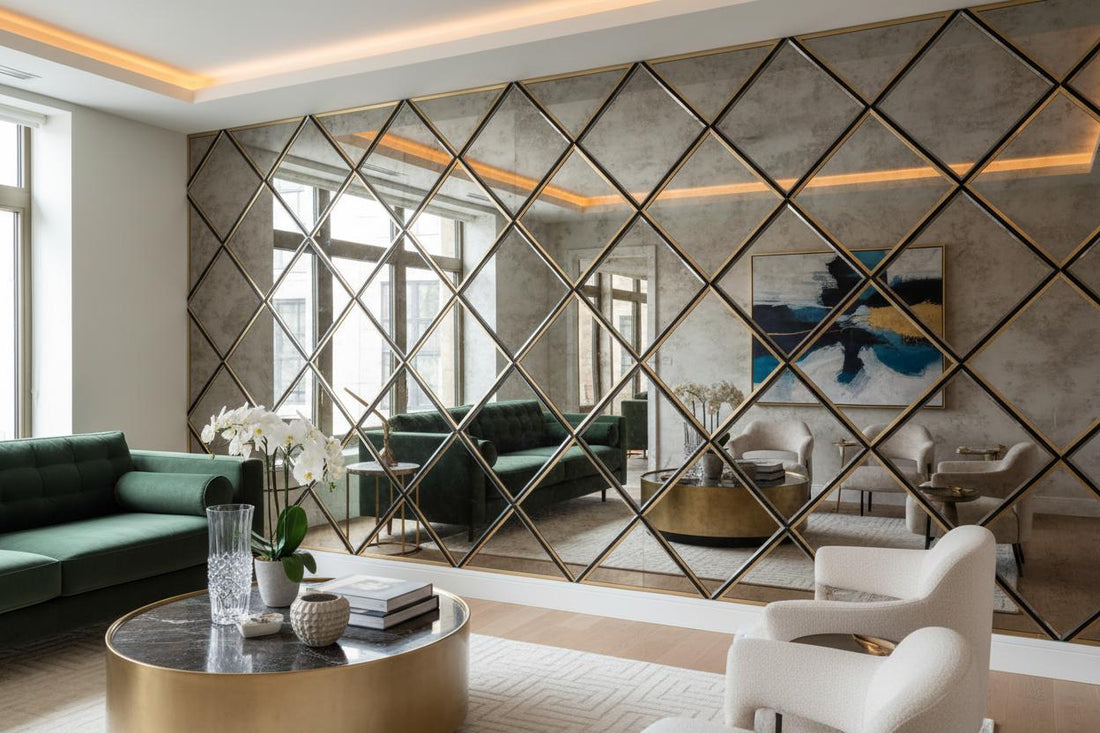 Peel and Stick Mirrors: An Easy Way to Brighten a Dark Apartment