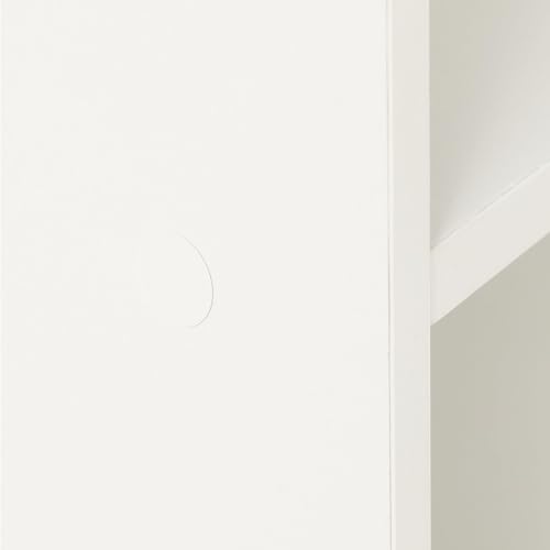 Amazon Basics 5-Cube Bookcase Compatible with Fabric Storage Cube Organizers, White - Image 5
