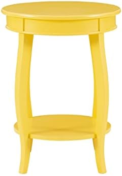 Powell Furniture Powell Round Shelf, Yellow Table - Image 5