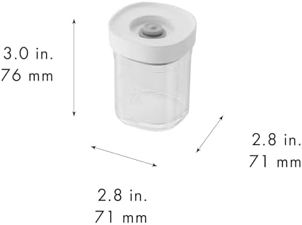 ZWILLING Fresh & Save Cube 3-pc Spice Set, Plastic, Airtight Dry Food Storage Container - Image 3