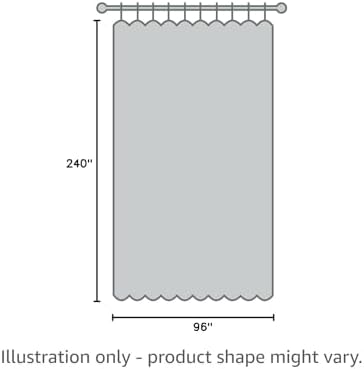 RYB HOME Extra Wide Curtain for Room Divider Blackout Privacy Partitions - Image 6
