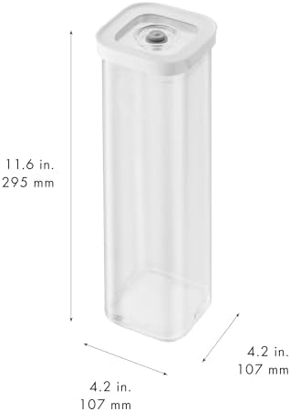 ZWILLING Fresh & Save Cube Boxes, Plastic, Airtight Dry Food Storage Container, Small X-Tall Cube, 4S Container, 1.8-qt - Image 3