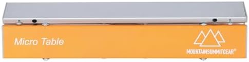 MOUNTAIN SUMMIT GEAR Portable Folding Camping Table 4 Sizes - Micro, Small, Standard & Large | Lightweight Aluminum Outdoor Camp Table for Camping, Picnic, Beach, Kitchen (Micro Table) - Image 4