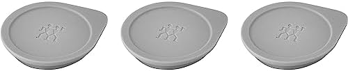 ZWILLING Fresh & Save CUBE 3-Piece Label Positioners Set, For Attaching the NFC Labels to The Tops of Your Containers for Optimal In-Drawer Organization, BPA-Free Silicone, Grey by Zwilling