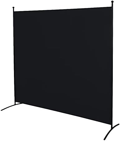 Steel-AID Single-Panel Privacy Room Divider – Folding Partition Privacy Screen for Office, Classroom, Dorm Room, Kids Room, Studio, Conference - 71" x 72" - Easy to Assemble, Freestanding & Foldable by STEELAID