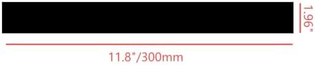 20Pcs DIY Striped Mirror Stickers 11.8" Length Self Adhesive - Image 2