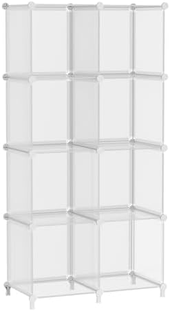 AWTATOS 8 Cube Storage Organizer, Closet Organizer Storage Shelf, Clear by AWTATOS