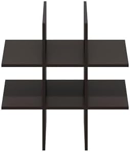 Furinno Cubicle 9-Compartment Cube Insert, Cube Organizer, Black Oak - Image 6