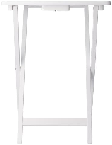 Winsome Alex Set of 2 Foldable Snack Tables, White - Image 6