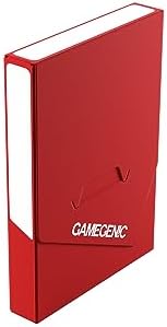 Gamegenic Cube Pocket 15+ Deck Box - Slim Card Holder for Cube Drafting and Card Protection, Modular System Perfect for TCGs, LCGs, Board Games and RPGs, Red Color, Made by Gamegenic