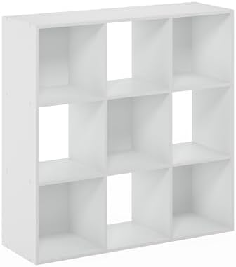 Furinno PELLI Closet Organizers and Storage, 9-Cube Closet Organizer, Open Shelf Closet Storage, for Wardrobe, Bedroom, Living Room, White - Image 6