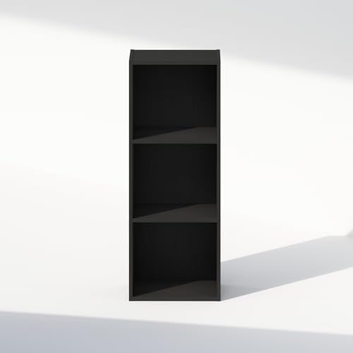 Furinno Reed Closet Organizers and Storage, 3-Tier Closet Organizer, Open Shelf Closet Storage, for Wardrobe, Bedroom, Living Room, Blackwood - Image 7
