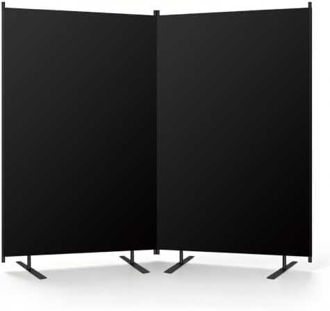Room Divider Panel, 8Ft x 6FT Portable Room Partition for Room Separator by Siebwin
