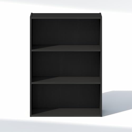 Furinno Reed Closet Organizers and Storage, 3-Tier Closet Organizer, Open Shelf Closet Storage, for Wardrobe, Bedroom, Living Room, Americano - Image 7