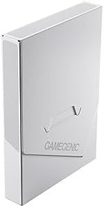 Gamegenic Cube Pocket 15+ Deck Box - Slim Card Holder for Cube Drafting and Card Protection, Modular System Perfect for TCGs, LCGs, Board Games and RPGs, White Color, Made by Gamegenic