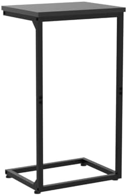 AMHANCIBLE Couch Side Table, 26.37" Tall C Shaped End Table Set of 2 - Image 4