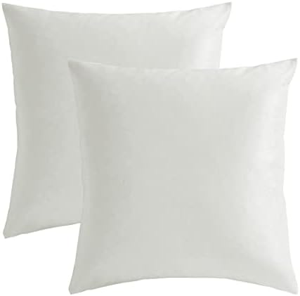 GIGIZAZA Throw Pillow Covers 26x26,Set of 2 Rice Ivory Square Couch Pillow Covers,Velvet Sofa Boho Cushion Pillows - Image 2