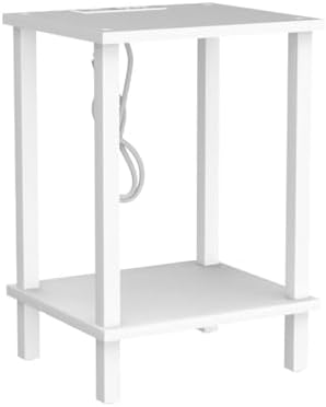 TUTOTAK End Table with Charging Station, Side Table Set of 2, Nightstand - Image 5