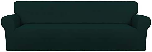 PureFit Stretch Couch Covers for Sofa 4 Seater Slipcovers Deep Teal by PureFit
