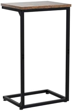 AMHANCIBLE Couch Side Table, 26.37" Tall C Shaped End Table Set of 2 - Image 4