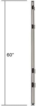 GOF 5ft / 60" H L-Post Connector for L Shaped Partitions, Office Large Fabric Privacy Room Divider Panel Part (L Post 60" Height) - Image 4