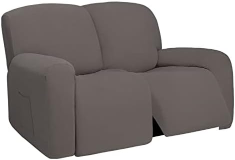 PureFit Super Stretch Loveseat Recliner Sofa Couch Cover with Pocket by PureFit
