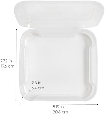 IRIS USA Scrapbook Case |Made in USA| Fits 6"x6" - Thick (8-Pack) - Clear - Image 2