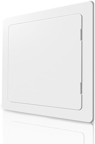 BOZZON Access Panel for Drywall - 14 x 14 in - Wall Hole Cover - Access Door - Plumbing Access Panel for Drywall - Heavy Durable Plastic White by Products