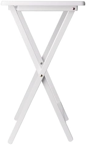 Winsome Alex Set of 2 Foldable Snack Tables, White - Image 5