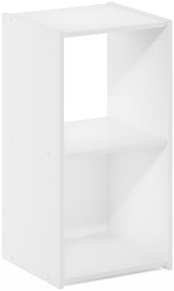Furinno Pelli Cubic Storage Cabinet, 2x1, White - Image 6