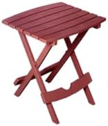 Adams Manufacturing 8510-95-3700 Quick-Fold Side Table, Merlot by Adams
