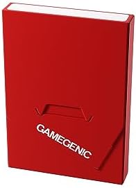 Gamegenic Cube Pocket 15+ Deck Box - Slim Card Holder for Cube Drafting and Card Protection, Modular System Perfect for TCGs, LCGs, Board Games and RPGs, Red Color, Made - Image 2