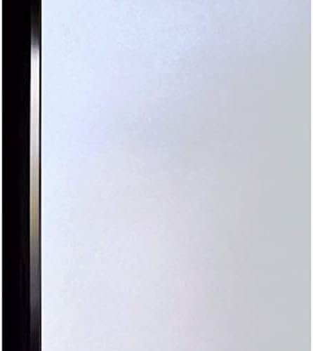 DUOFIRE Window Privacy Film, Frosted Glass Window Film, White, 35.4"x118" by DUOFIRE