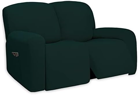 PureFit Super Stretch Loveseat Recliner Sofa Couch Cover with Pocket by PureFit