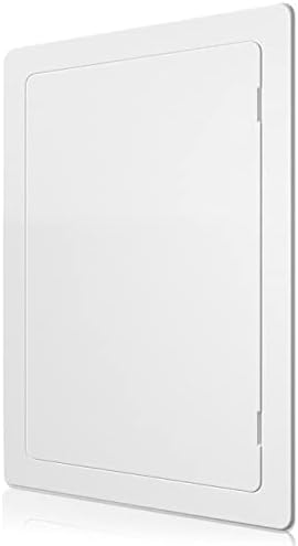 BOZZON Access Panel for Drywall - 4 x 6 in - Wall Hole Cover - Access Door - Plumbing Access Panel for Drywall - Heavy Durable Plastic White by Products