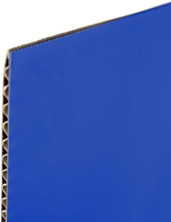 Flipside Products 18”x 48” Blue Study Carrel, Privacy Boards, Student Privacy and Focus Booth for The Classroom, Desk Divider Cubby for Tests, Made in USA - 12 Pack - Image 4