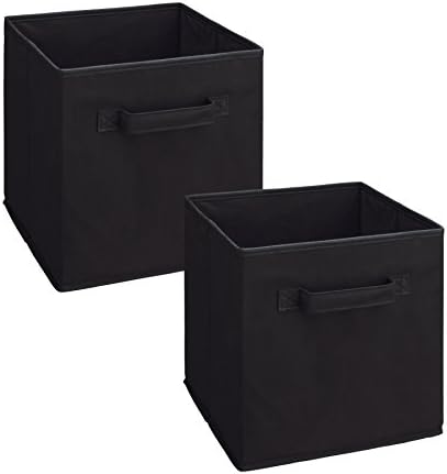 ClosetMaid 3784 Cubeicals Fabric Drawer, Black, 2-Pack by ClosetMaid
