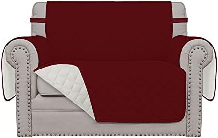 Easy-Going Reversible Couch Cover, Oversized Chair, Christmas Red/Ivory by Easy-Going