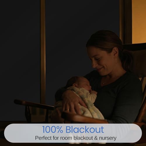 XIAWEI Total Blackout Window Privacy Film with Tools,45.2"x196.9",Malleable - Image 6