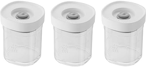 ZWILLING Fresh & Save Cube 3-pc Spice Set, Plastic, Airtight Dry Food Storage Container by Zwilling