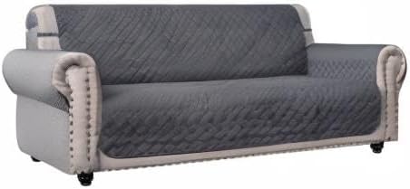 Ameritex Couch Sofa Slipcover 100% Waterproof Nonslip Quilted Furniture Protector Slipcover for Dogs, Children, Pets Sofa Slipcover Machine Washable (Dark Grey, 78") - Image 7