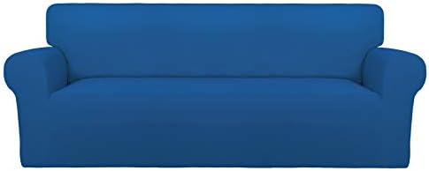 PureFit Stretch Couch Covers for Sofa Large Sofa Slipcovers Classic Blue by PureFit